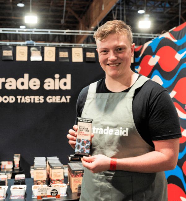 Trade Aid Sampling at the Auckland Food Show