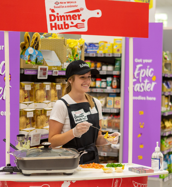 A phenomenonon Brand Ambassador product sampling instore