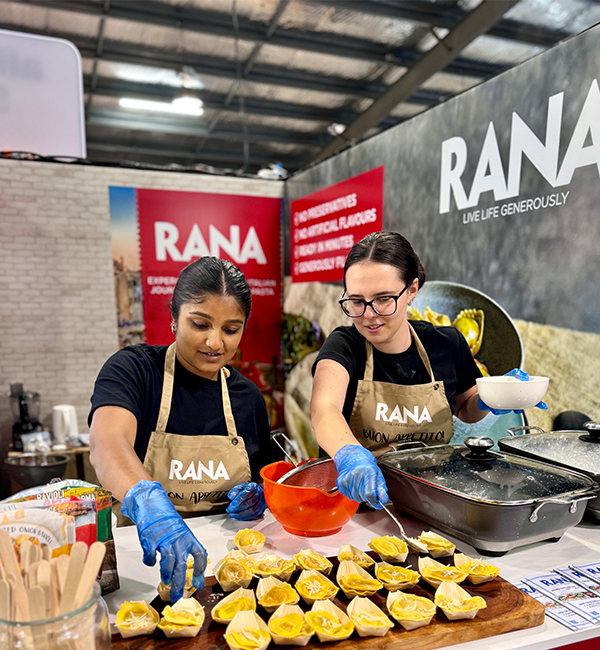 Sampling at The Great NZ Hamilton Food Show with Rana Pasta