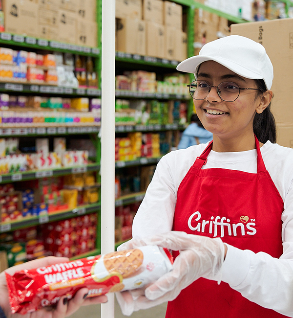 Product Sampling in Supermarket of Griffins Waffle