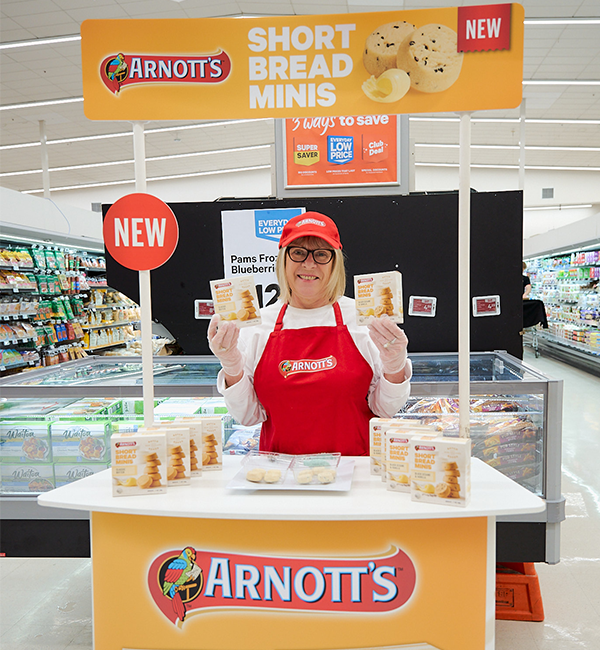 Product Sampling in Supermarket of Arnott's Shortbread