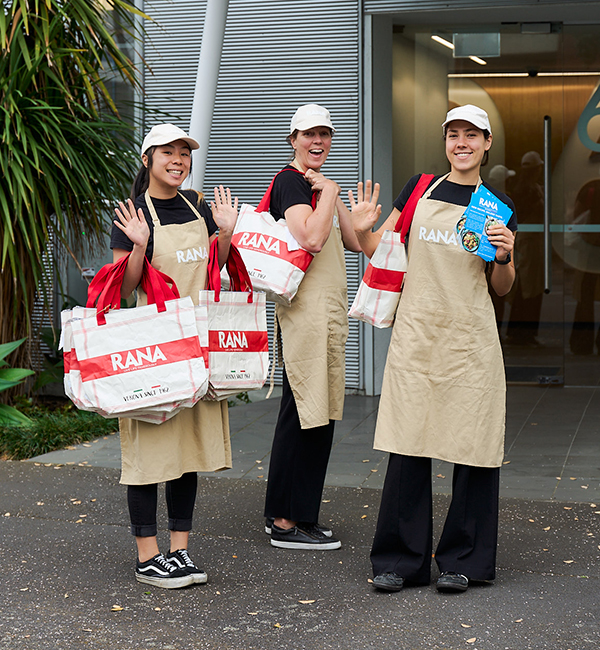 Product Sampling office drops of Rana Pasta